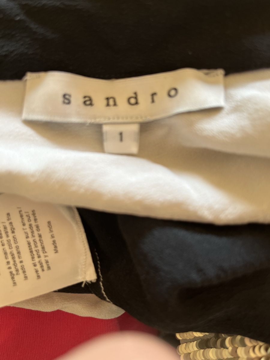 Sandro Top: Sandro Seiden-Top – Usato da Zuerich venduto da zeichnung 4