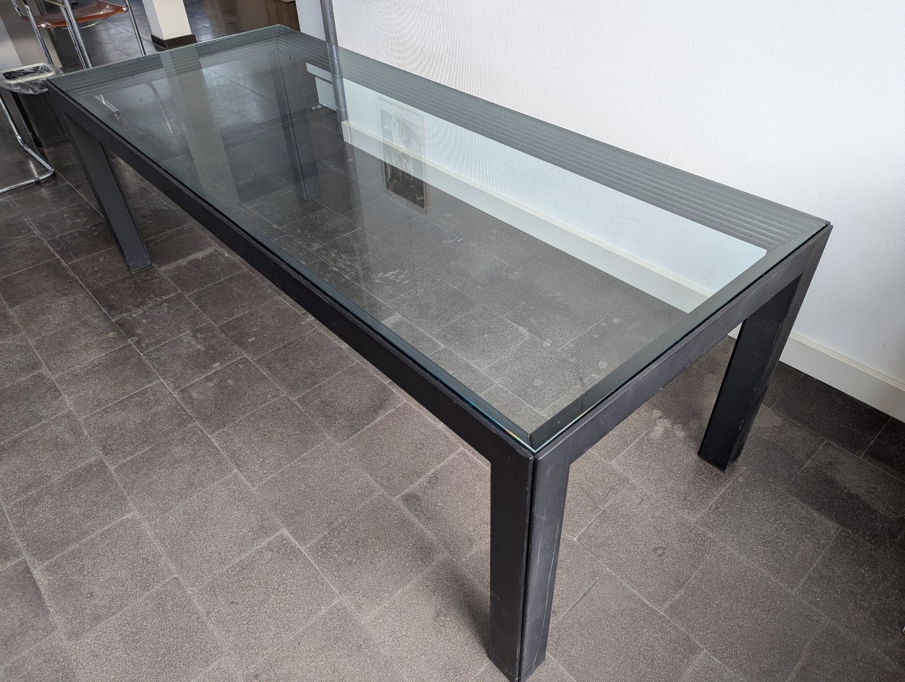 Tavoli: Designer Tisch, Glas mit schwarzem Gestell – Usato da Gebenstorf venduto da Mar-imH25 2