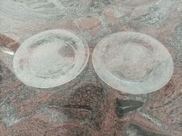Zwei Glasplatten