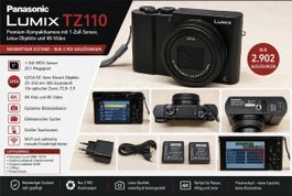 Lumix TZ 101/110 (Neuwertig mit nur 2902 Auslösungen)