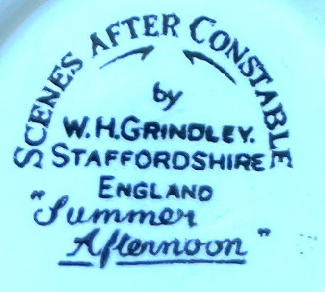 Set di piatti: W.H.Grindley England Teeges.16 Teile Scenes After Constable – Nuovo (secondo la descrizione) da Arlesheim venduto da Pyramide88 5