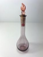 Murano Glasflasche – Mundgeblasen, Italien (ca. 1990er)