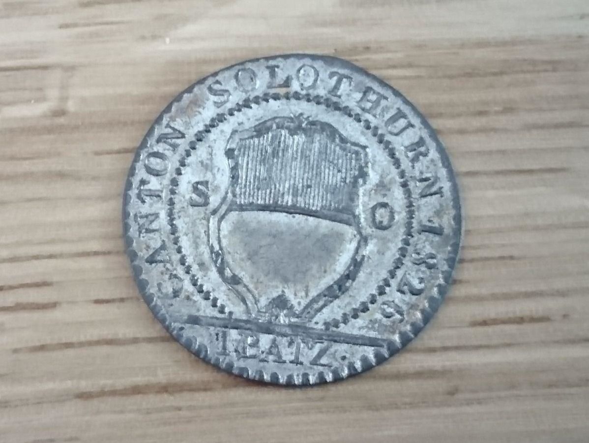 Tutti le monete: Solothurn: 1 Batzen 1826 Top – Usato da Pfungen venduto da Aguti77
