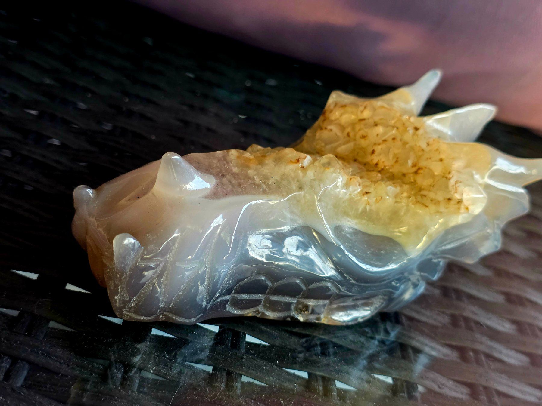 Mineralien & Heilsteine: Achat Drachenschädel 521g – Neu (gemäss Beschreibung) aus Matzingen von Shay_Crystalz