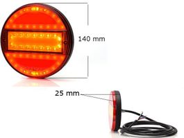 Heckleuchte LED Positions Mehrfachleuchte Extra Dünn 740