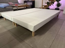 Sommier tapissier blanc (160x200 cm)