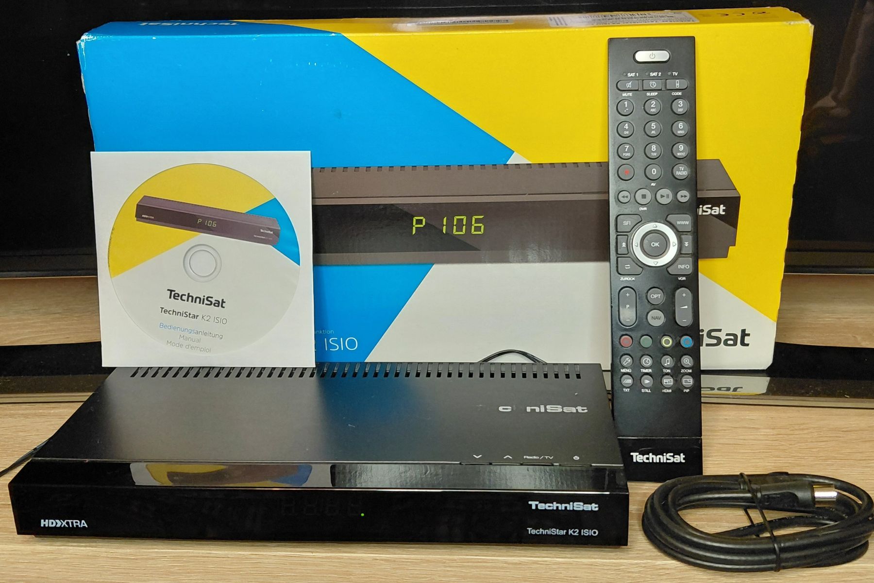 Technisat Ricevitori: DVB-C Receiver TechniStar K2 Isio mit zubehör, Quittung – Usato da Rorschach venduto da jal_v72g