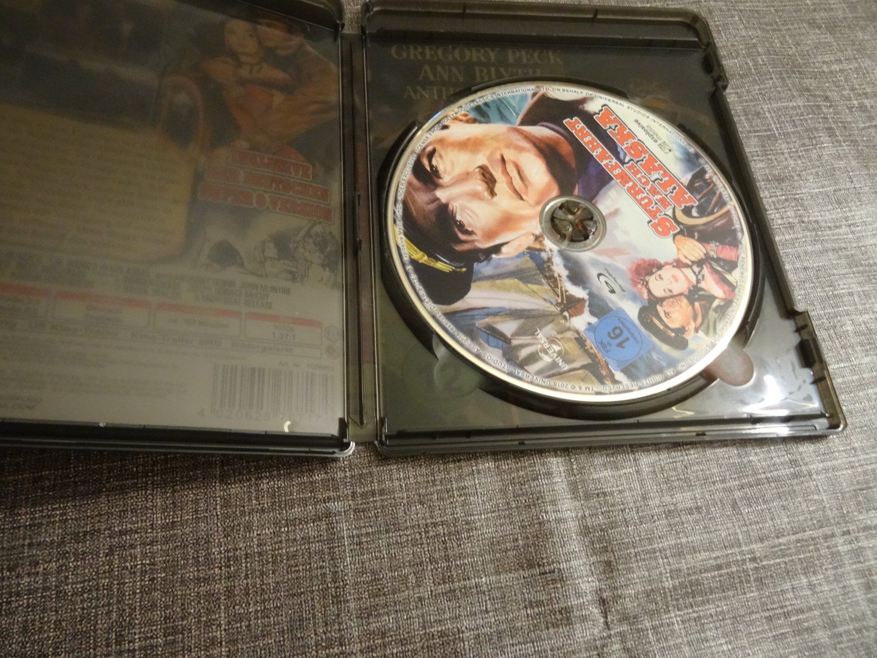 Alle DVDs: Blu-ray Sturmfahrt nach Alaska Gregory Peck – Gebraucht aus Olten von Disc-Verkauf 1