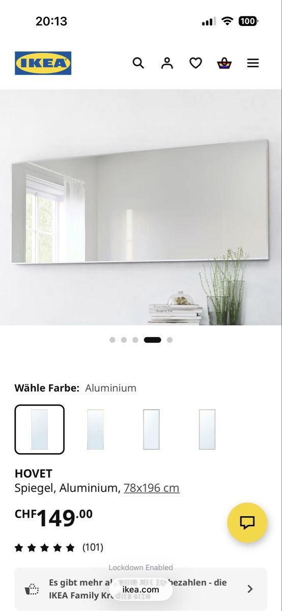 Ikea Specchi: Ikea mirrors (2x) – Usato da Zürich venduto da sibruno 2