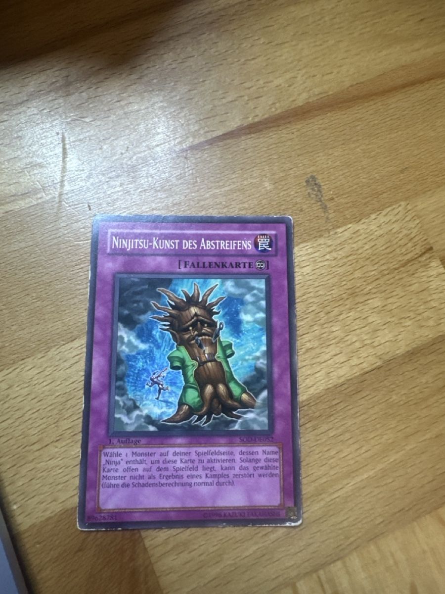 Yugioh Carte collezionabili: Ninjitsu-Kunst des Abstrefens Fallenkarte Yu-Gi-Oh – Nuovo (secondo la descrizione) da Schaan venduto da Hermine2018