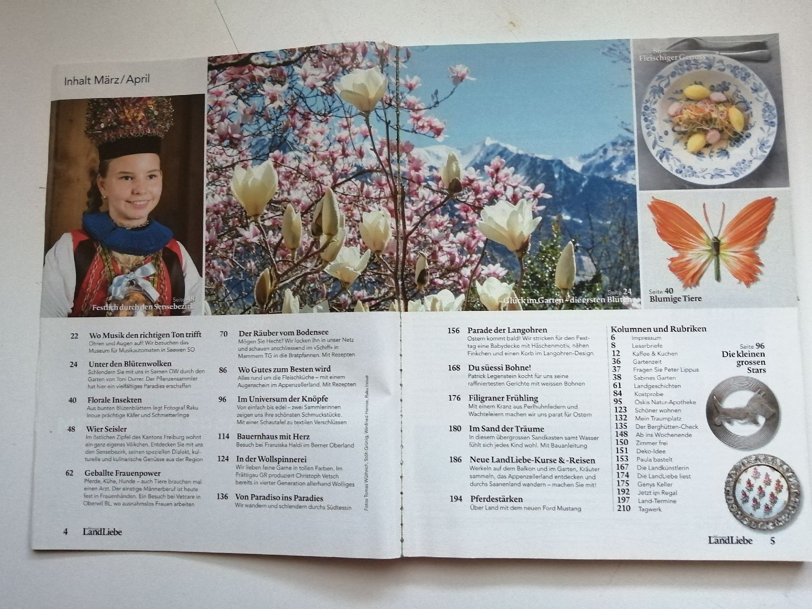 Riviste & Magazine: 2 x LandLiebe Magazine:03/04.2017+2019 – Usato da Honau venduto da holunder3 1