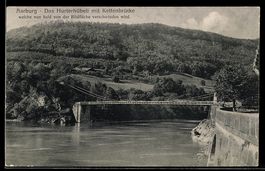 AK Aarburg, Hurterhübeli mit Kettenbrücke