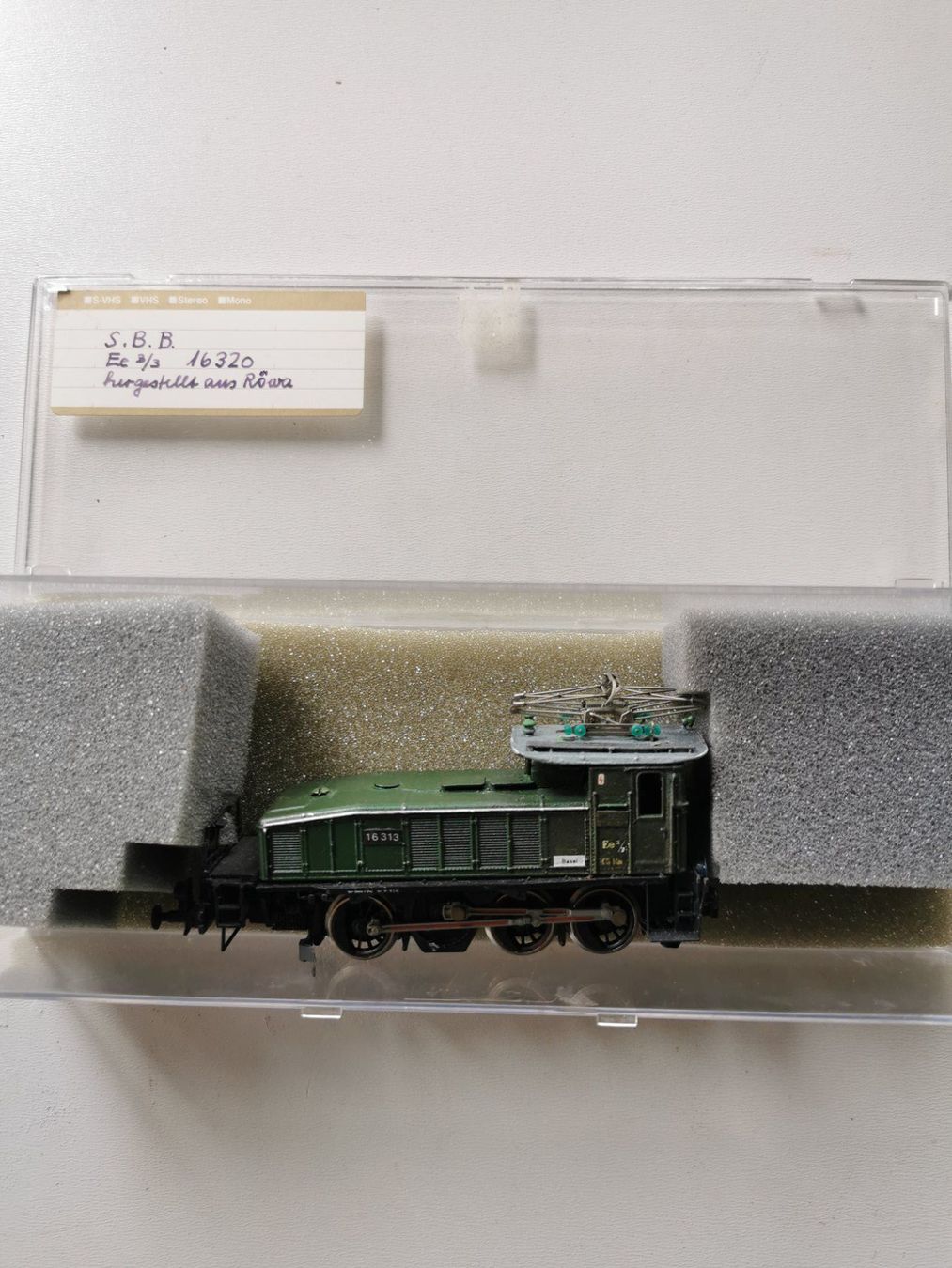 Modelleisenbahnen: Röwa SBB Ee 3/3 DC – Gebraucht aus Waltenschwil von Nitsud 1