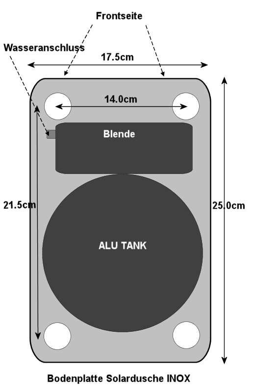 Docce: Solardusche Gartendusche Aluminium 30lt Tank – Nuovo e nell'imballaggio originale da Kriens venduto da surfersisland 6