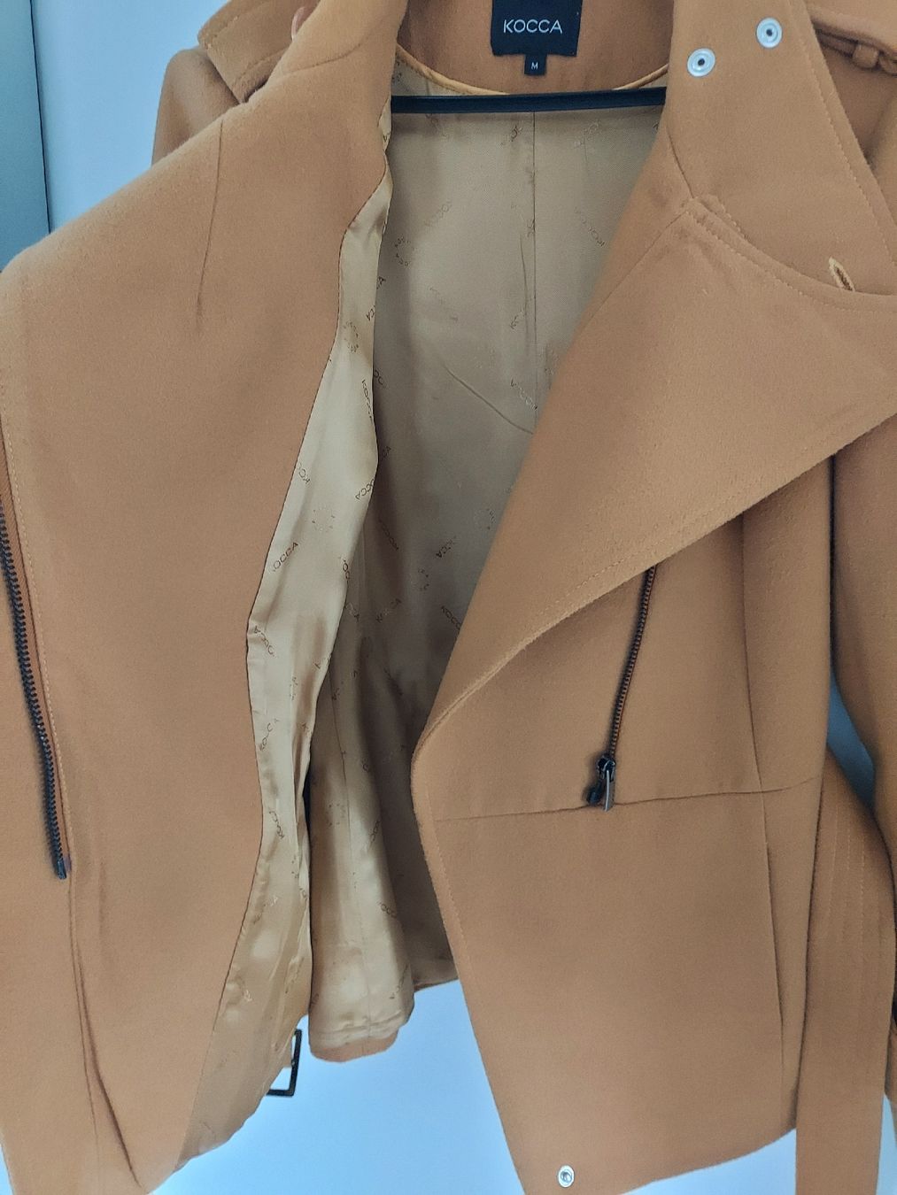 Cappotti: Cappotto Kocca M colore senape – Usato da tenero venduto da Mam74 1