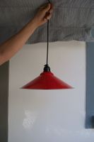 Deckenleuchte Ikea Lyra rot vintage