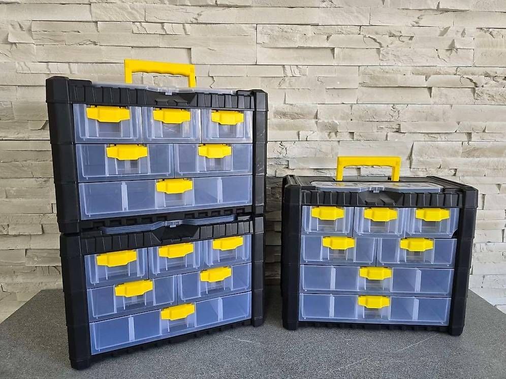 Tous les outils: 3 x Sortimentskasten Kleineteilemagazin Sortimentbox – Neuf avec emballage d'origine à Bad Ragaz par markodel