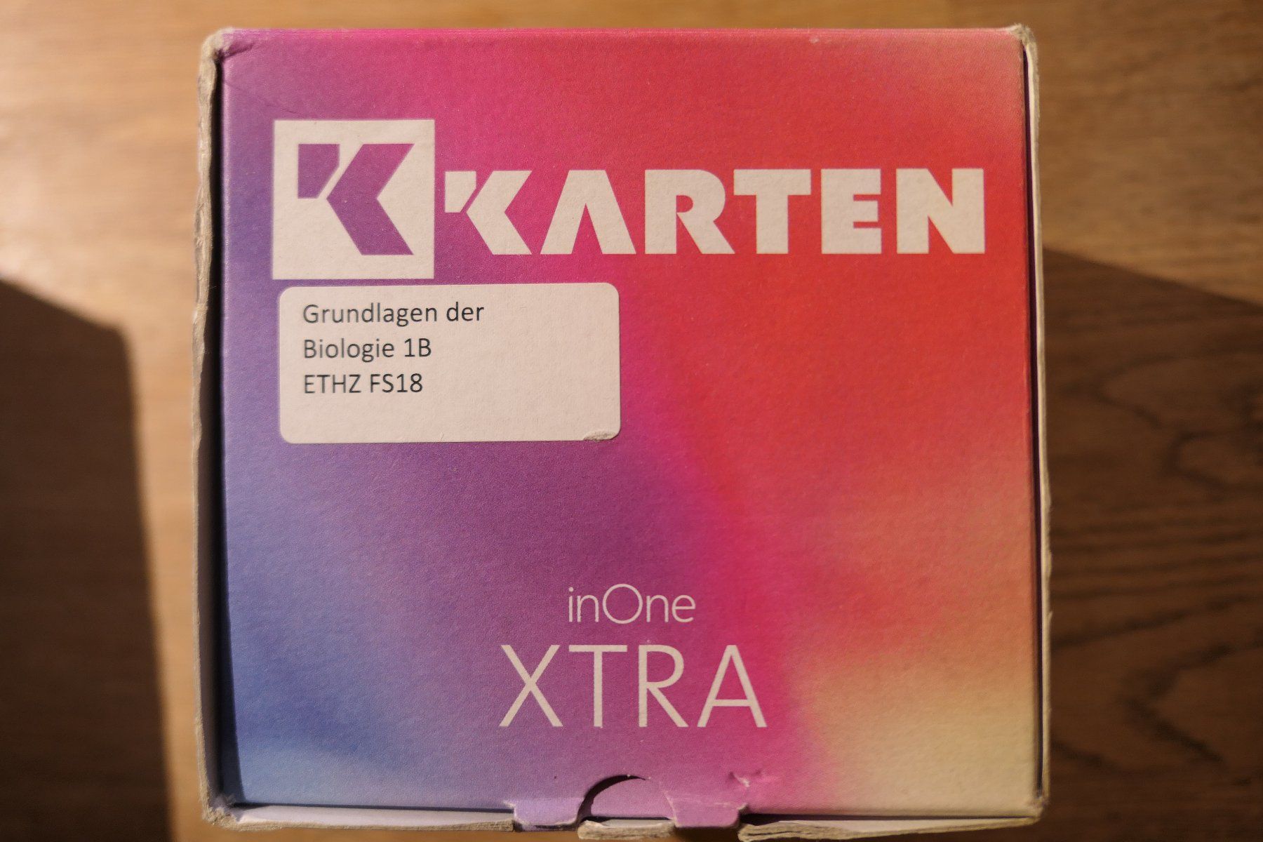 Swisscom Altro materiale scolastico: KKarten Biologie 1B ETHZ FS18 – Usato da Luzern venduto da Sams1000