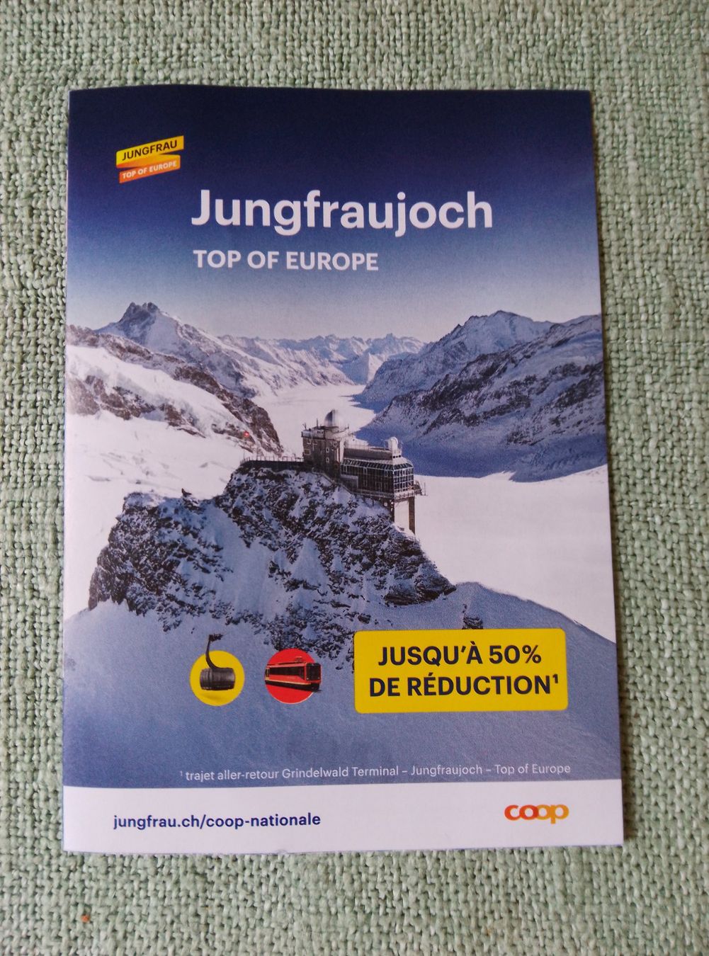 Buoni: Bon de réduction Jungfraujoch - Coop 2026 – Nuovo e nell'imballaggio originale da Dombresson venduto da sev_bsb8