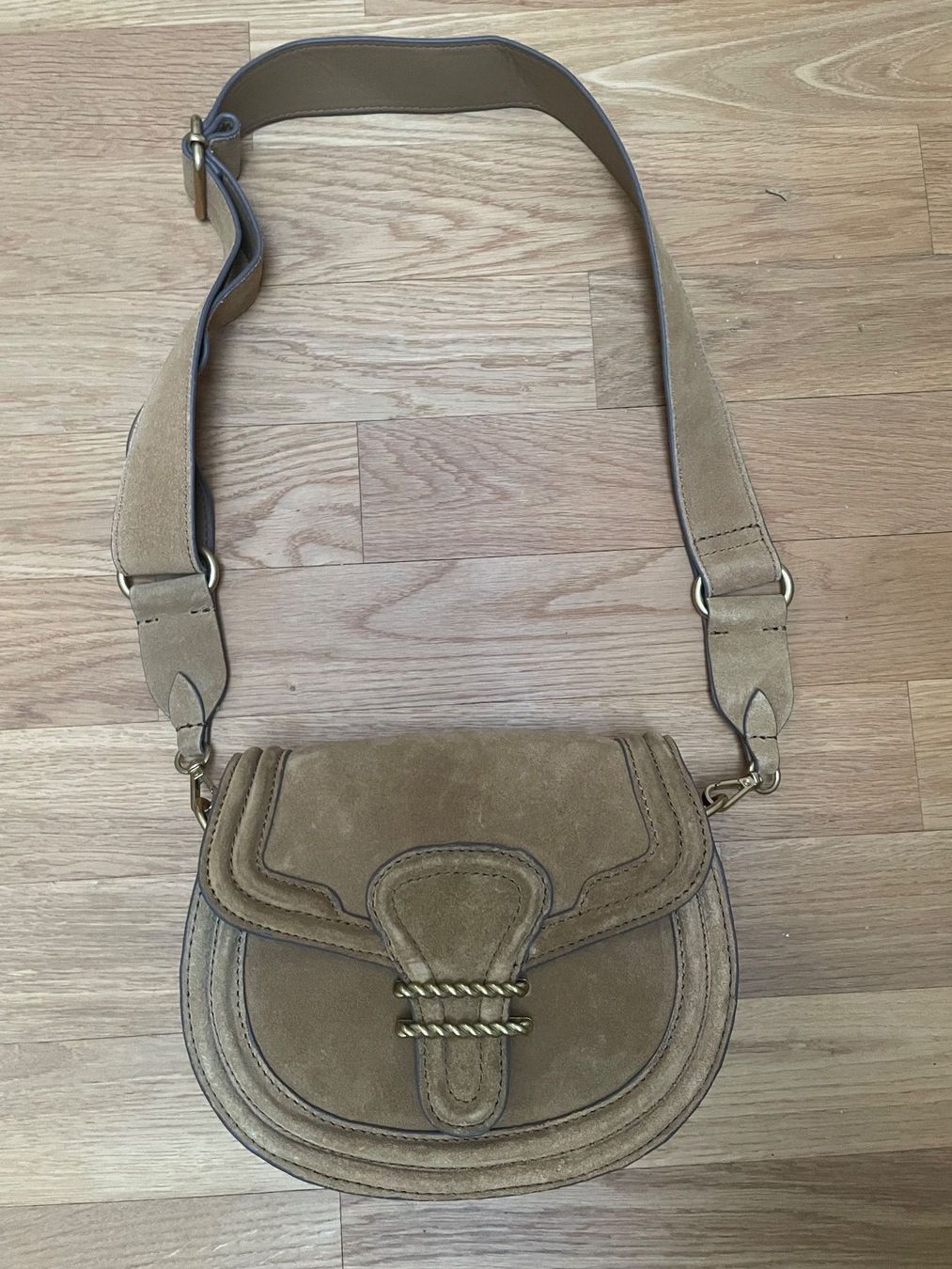 Mango Borse da donna: Mango Wildleder Tasche Beige Braun – Usato da Itingen venduto da Granini_93
