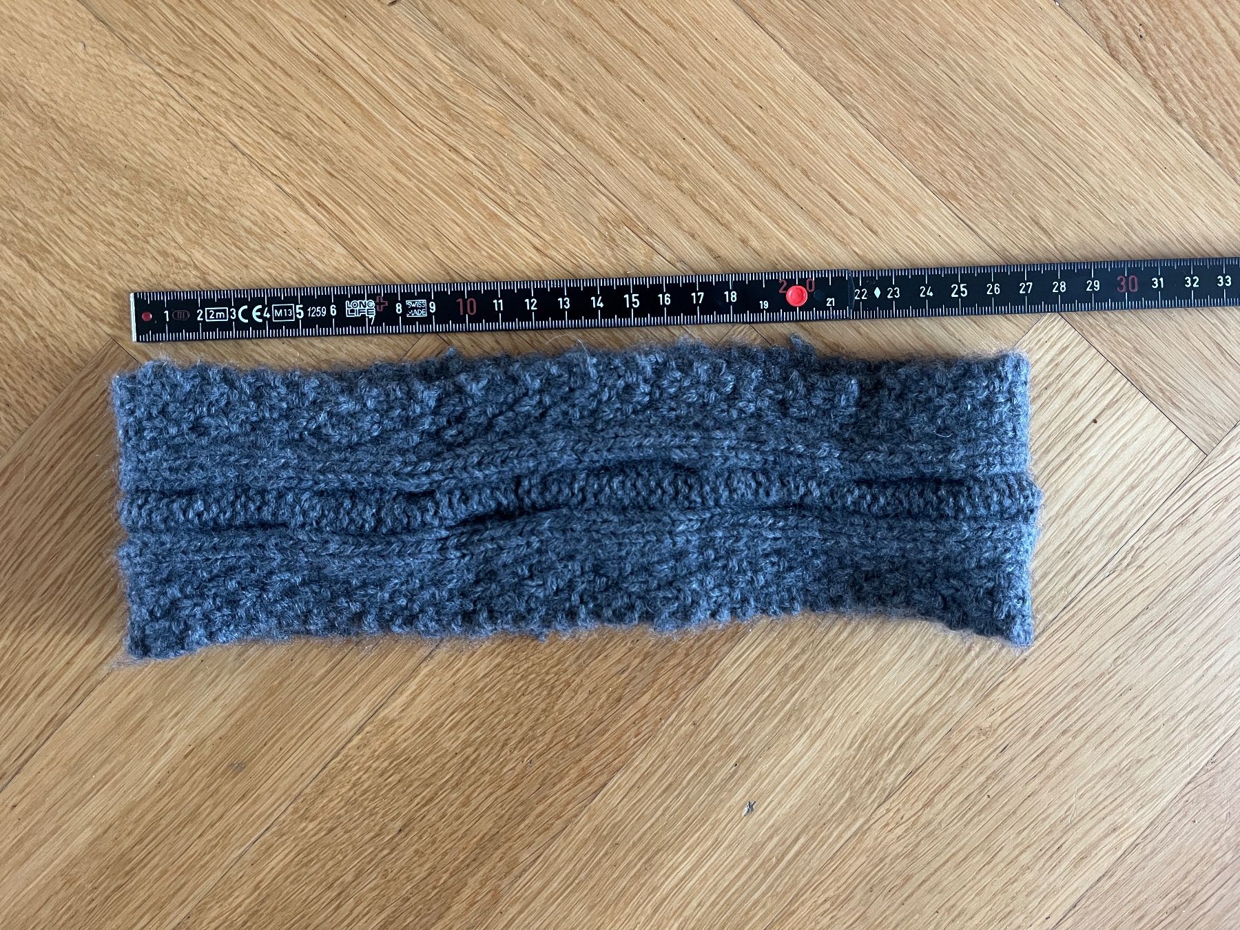 Accessori per capelli: Gestricktes Stirnband Damen Grau Wolle – Usato da Zürich venduto da bretxo 3