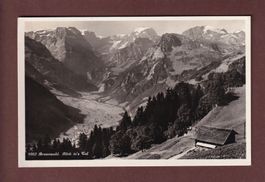 BRAUNWALD - Blick ins Tal - 1934