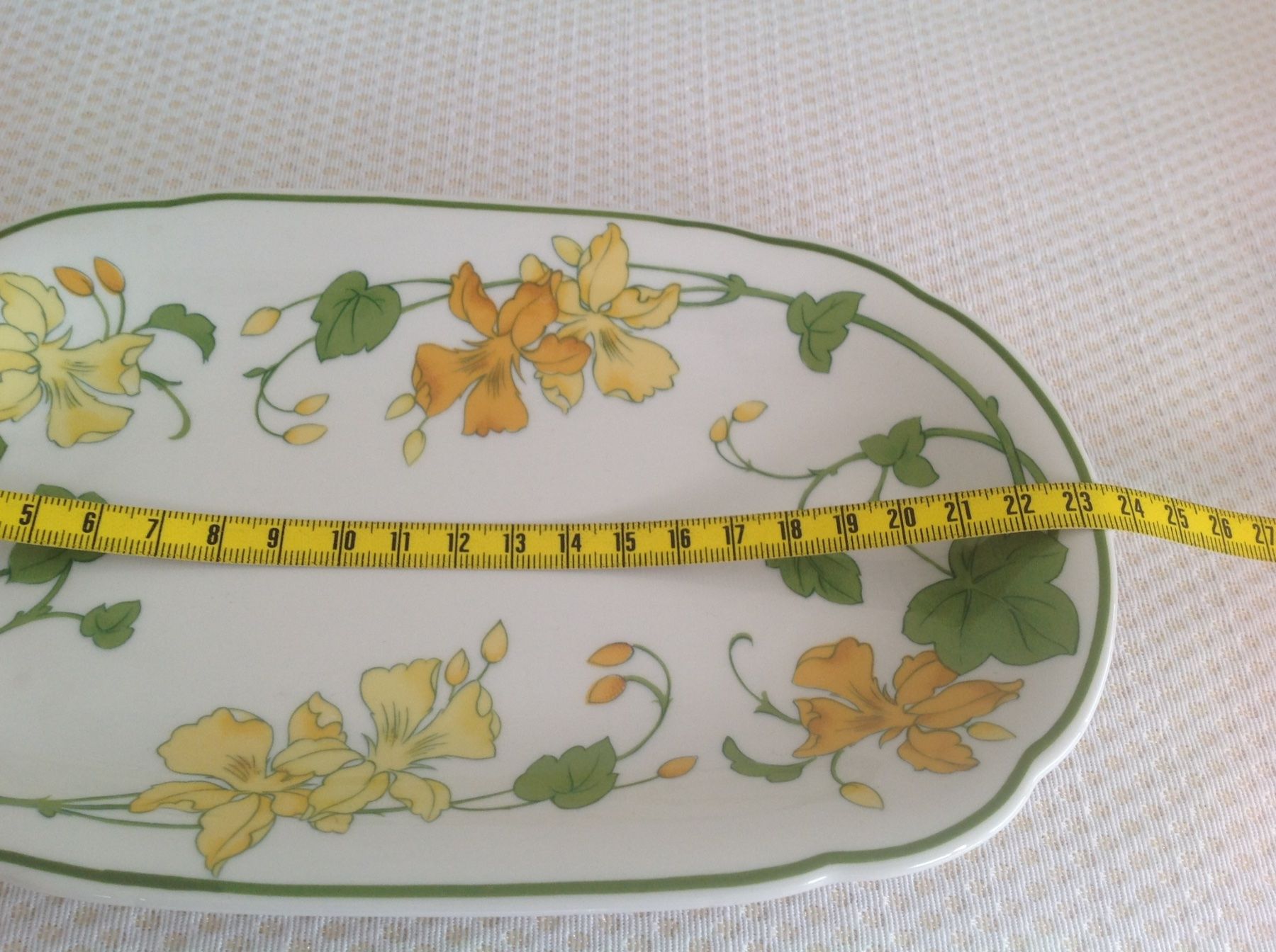 Villeroy & Boch Piatti di portata: Villeroy & Boch - Geranium - plat 23x14 cm – Usato da Sion venduto da accroshoes 4