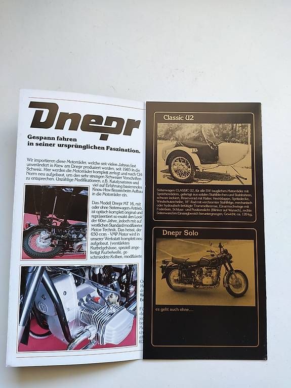 Documenti: Motorrad Prospekt Dnepr – Usato da Biel/Bienne venduto da Rouf7 1