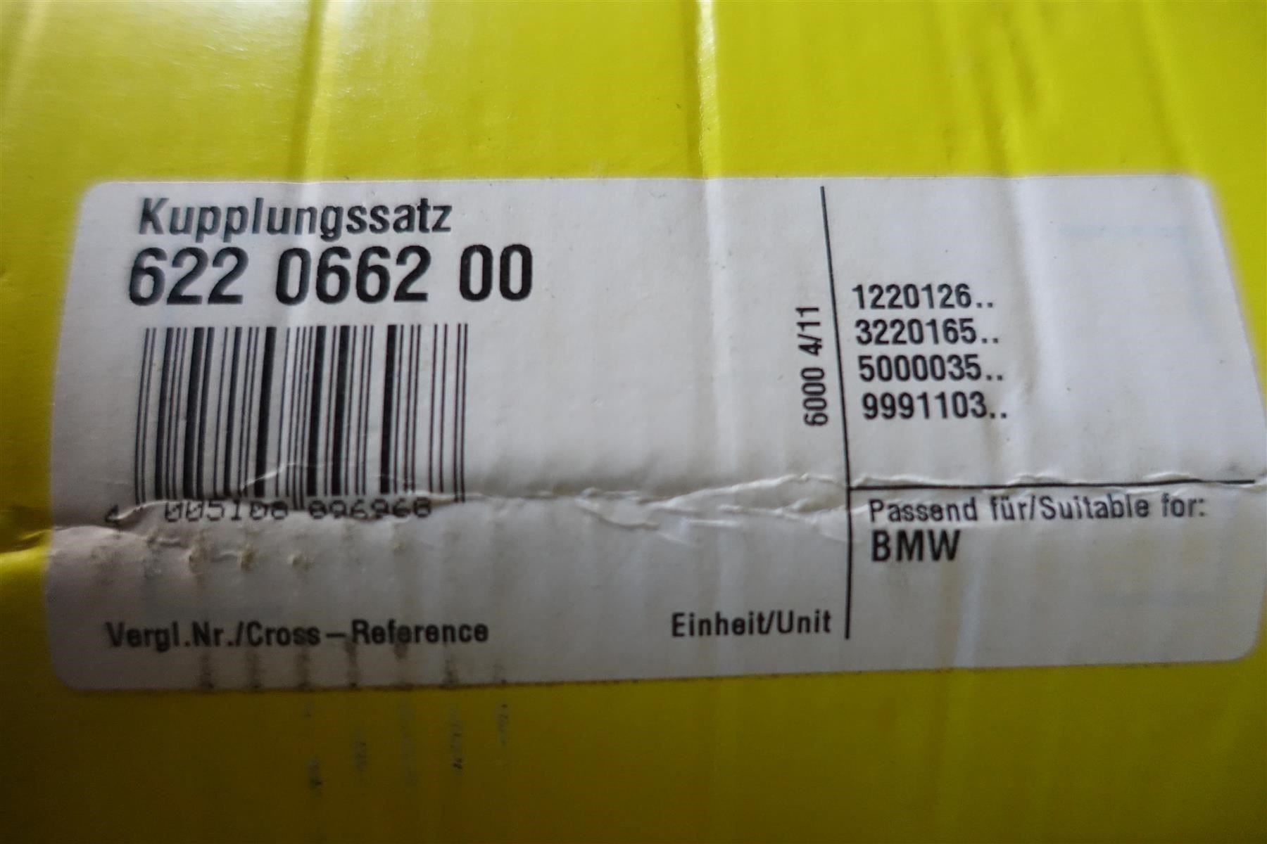 LuK Kupplungssatz 622 0662 00 Kupplung (Neu und originalverpackt) in ...