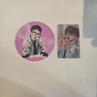ateez hongjoong  coaster + photocard official cafe event