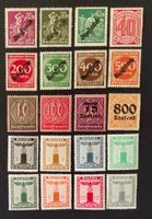Deutsches Reich Dienstmarken Lot**