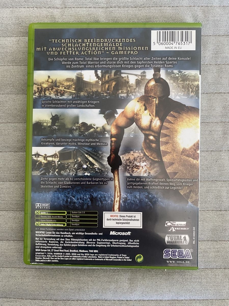 Microsoft Giochi: Spartan: Total Warrior für Xbox – Usato da Thunstetten venduto da Virus_33 2