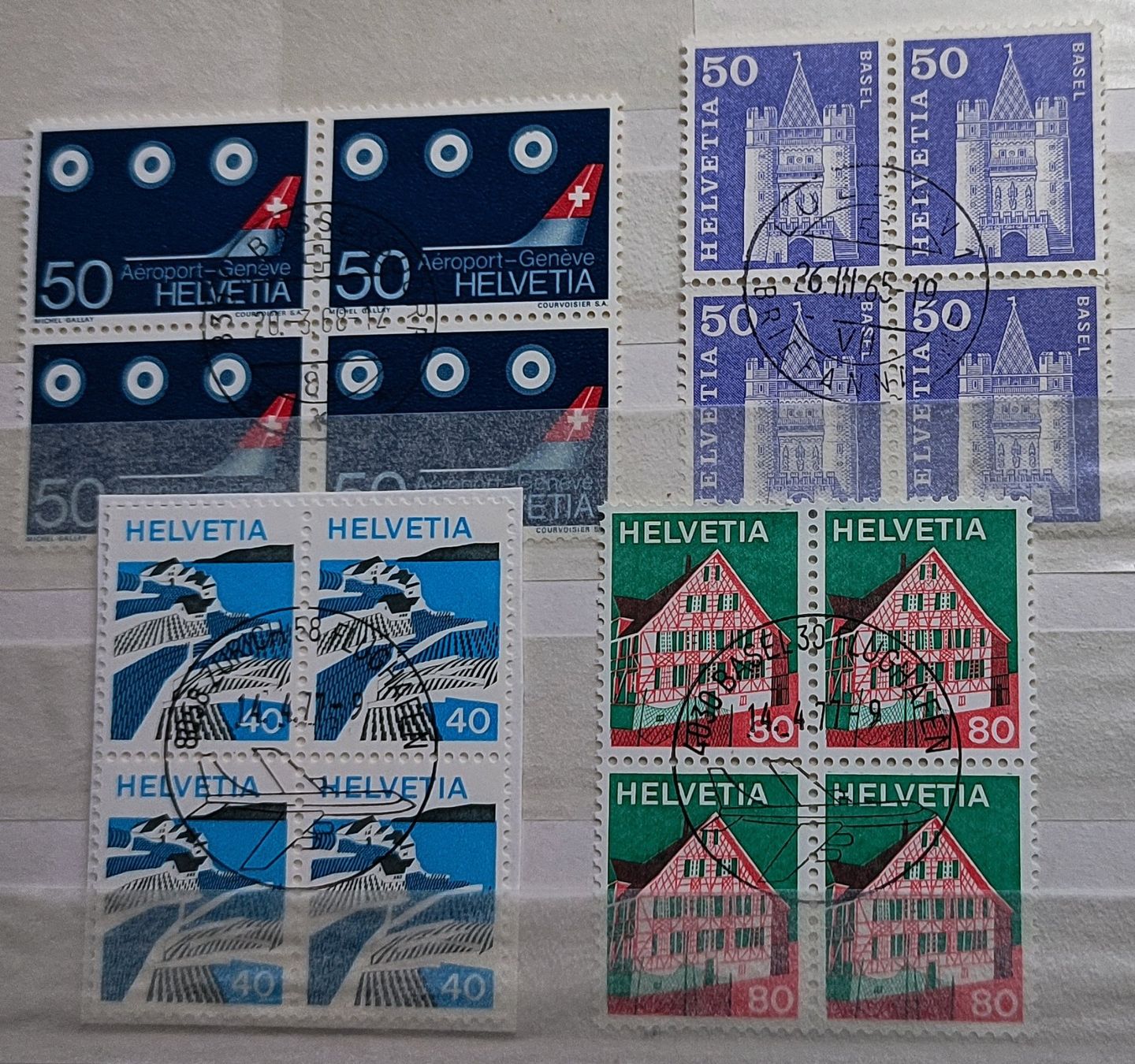 Alle Briefmarken: Briefmarken Helvetia – Gebraucht aus Baar von Maxlee75