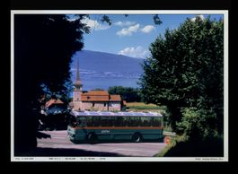 Font Broye Estavayer Bus GFM FBW 50U Nr. 55 Foto Ausdruck A4