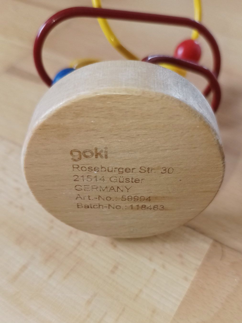 Giocattoli: Goki Mini-Motorikschleife – Usato da Basel venduto da ann_frw2 2