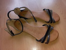 Riccianera Sandalen, Leder, Grösse 40 
