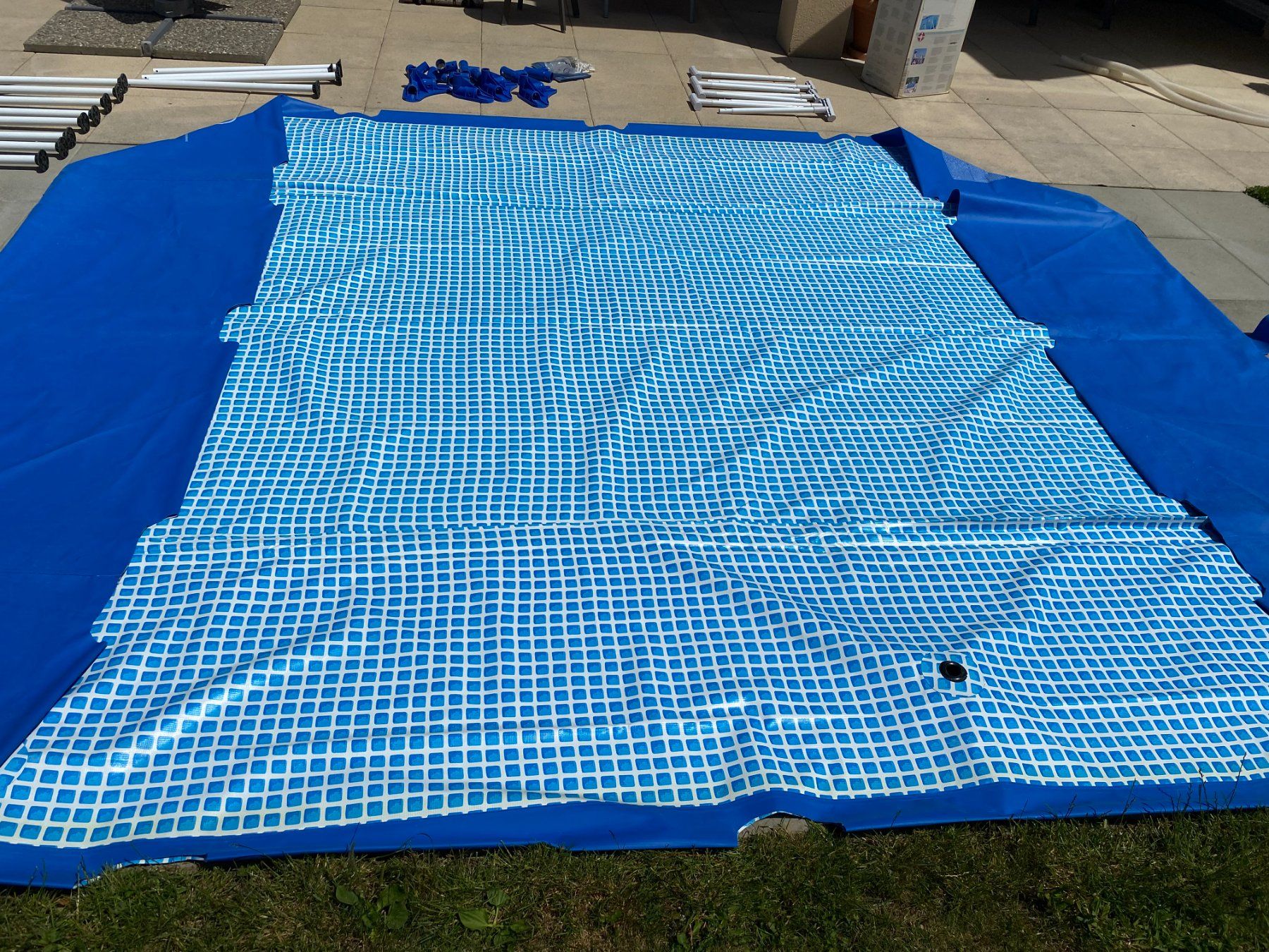 Intex Piscine: Piscine INTEX Small Frame 450 x 220 x 84 cm – Usato da Vauderens venduto da Castafior 1