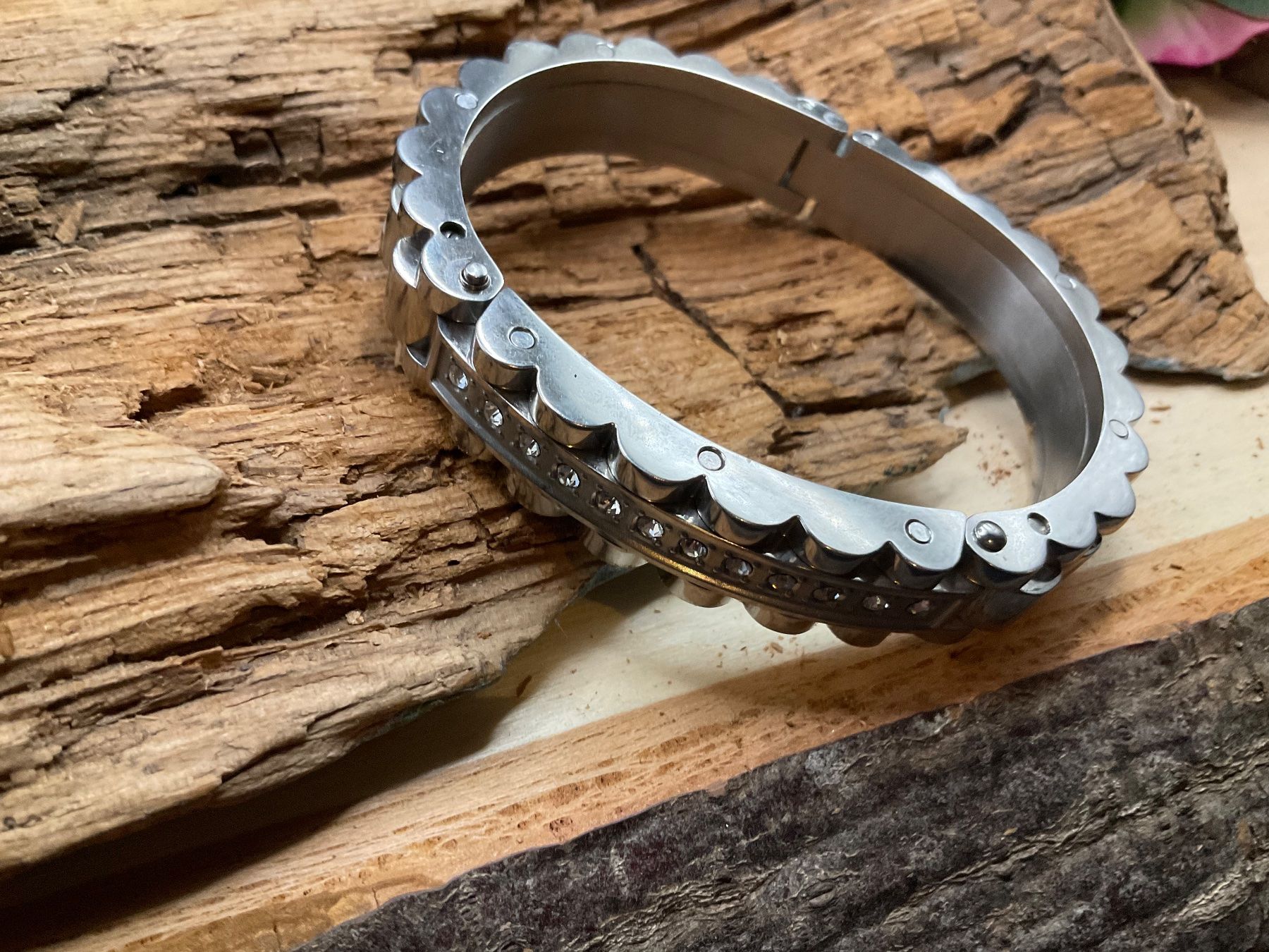 Armbänder & -reifen: Massiver Armreif aus Edelstahl – Neu (gemäss Beschreibung) aus luzern von Alpendorf1 4