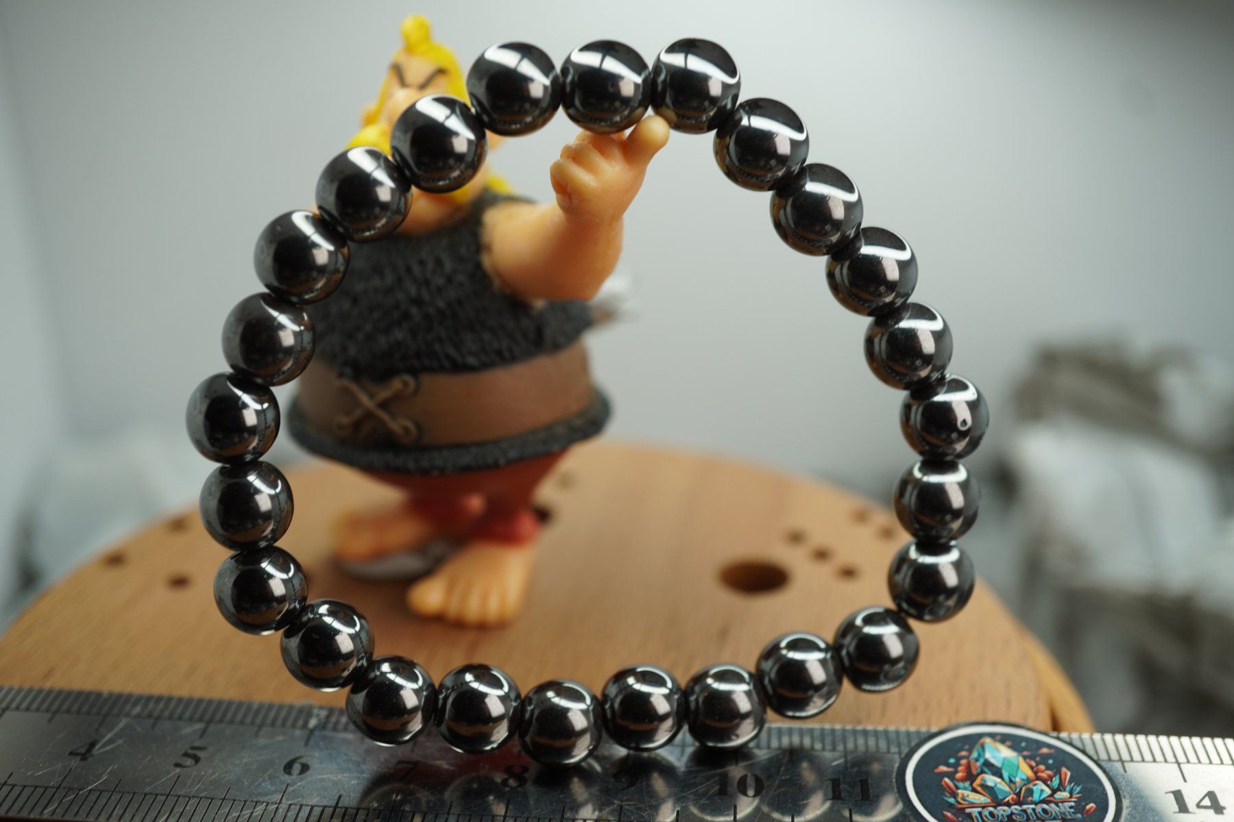 Minerali & Pietre curative: Hämatit     Kugel   Armband    (Räumung!) – Nuovo e nell'imballaggio originale da Eschenbach SG venduto da topstone 1