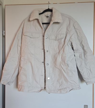 Veste blanc beige doublure sherpa taille L occasion