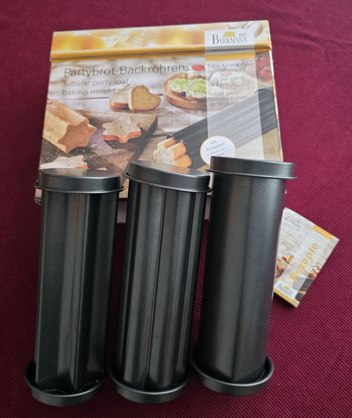 Backformen: Partybrot Backröhren Set Birkmann, neuwertig – Neu (gemäss Beschreibung) aus Rheinsulz von Gilea 2
