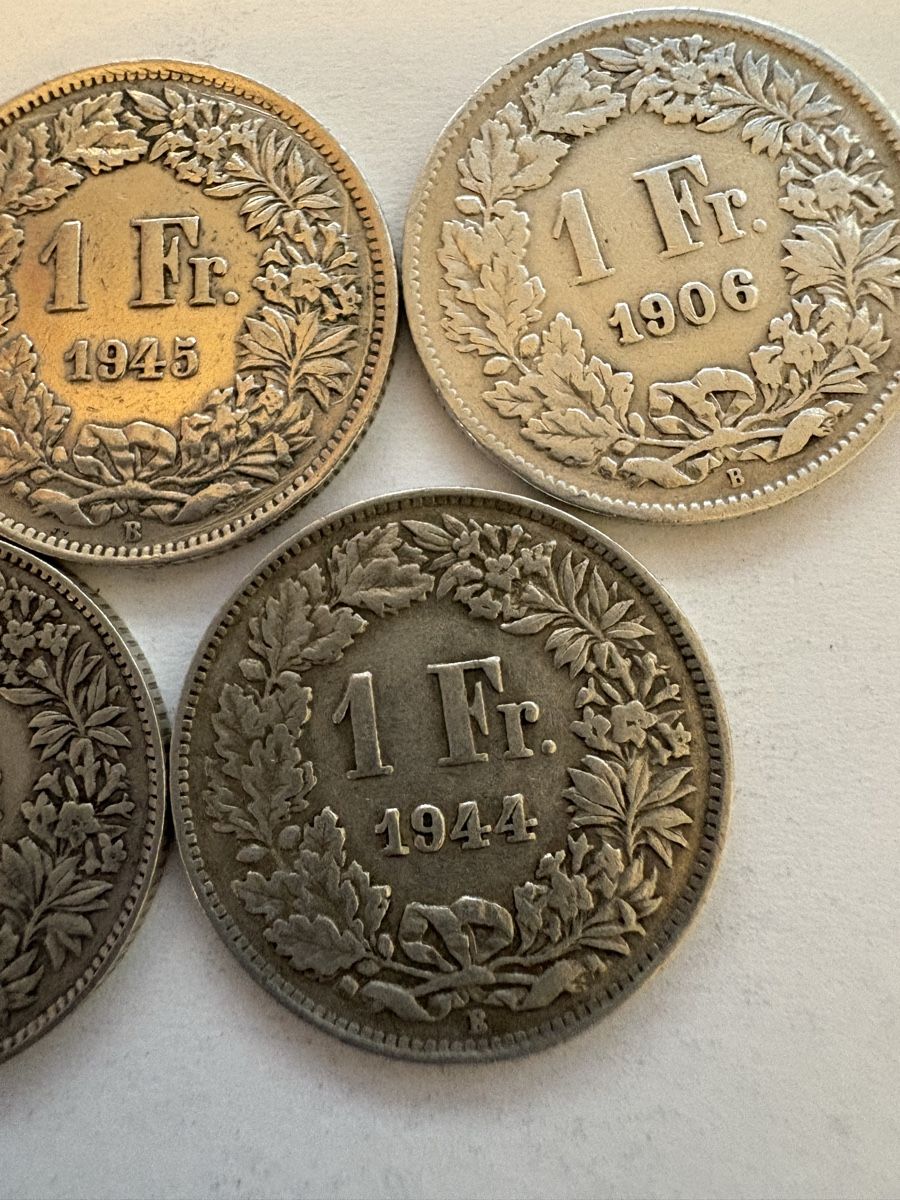 Tutti le monete: 1fr 1944/06/62/45/31 – Usato da Murten venduto da Tzaugg 2