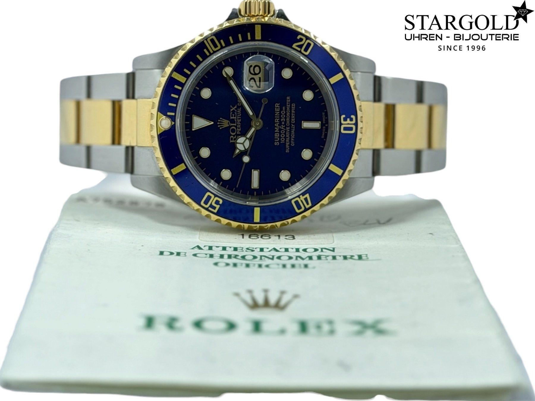 Rolex Orologi: Rolex Submariner Date "Bluesy" - 16613 – Usato da Zürich venduto da Stargold-Uhren 9