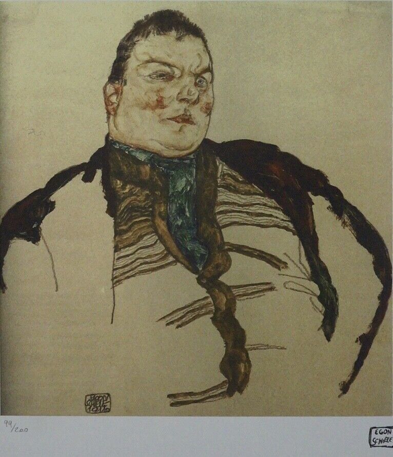 Poster & Bilder: EGON SCHIELE    HANDNUMMERIERT DRUCKSIGNIERT MIT ZERTIFIKAT – Gebraucht aus Gersau von grafik-kunst 1