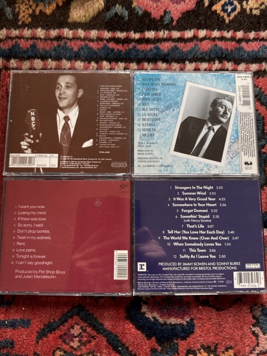 CD: Sinatra Minelli Como Conte – Usato da Zürich venduto da 2013tg 1