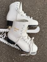 schlittschuhe davos gold weiss gr 36 gebraucht