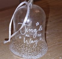 Weihnachts-Glasglocke