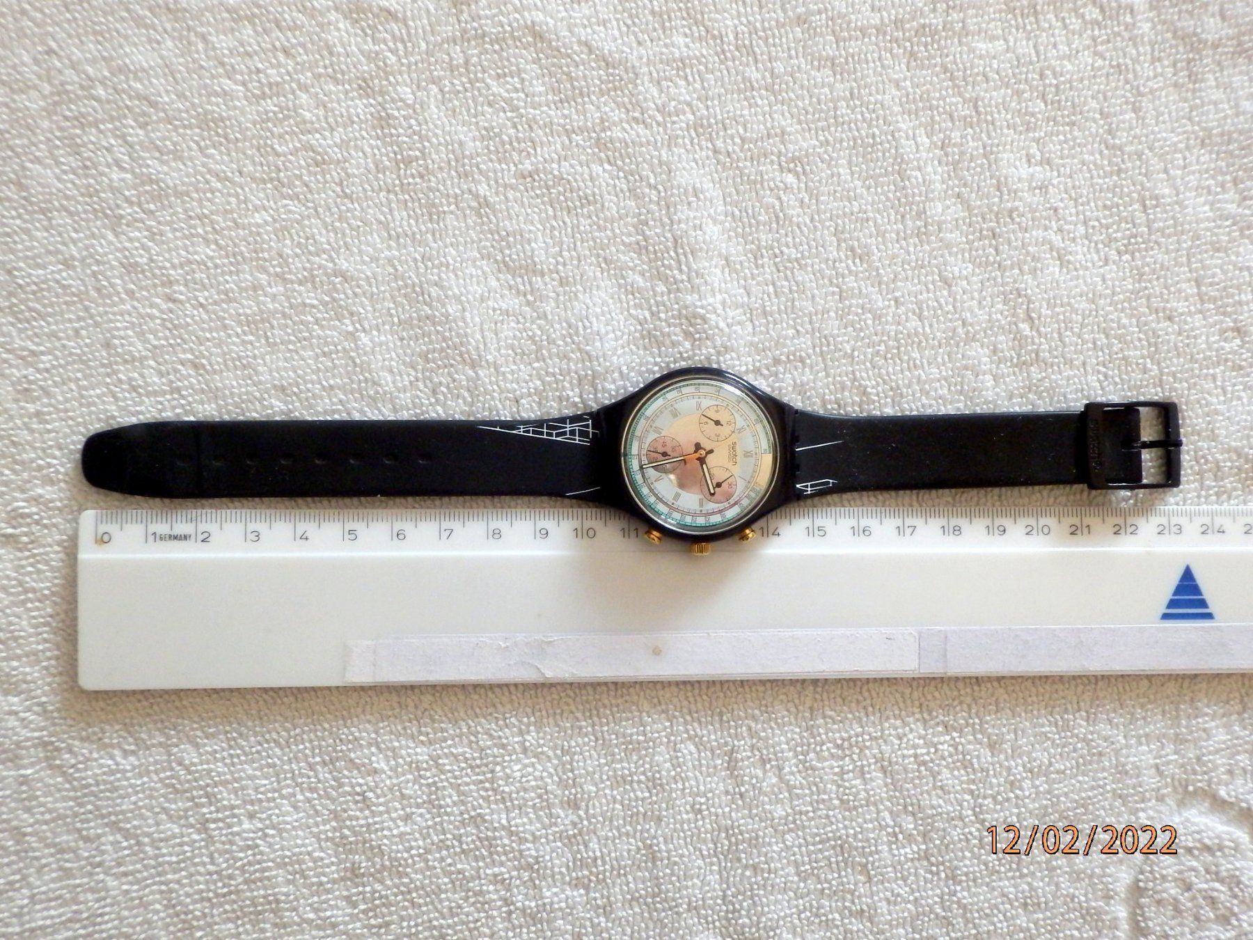 Swatch Uhren: Swatch 1992, Chronograph, "Colossal" – Gebraucht aus Ueberstorf von dinbau 7