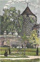 Solothurn Künstlerkarte E. Stiefel