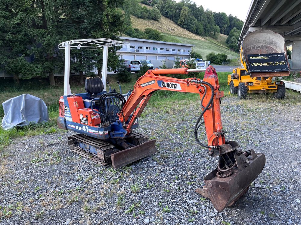 Kubota KH 41 erst 1880 Stunden Kaufen auf Ricardo